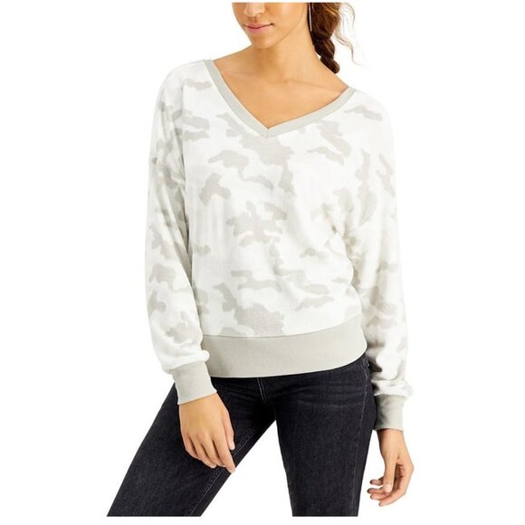 Planet Gold Juniors' Cozy Crisscross-Back Top - Picture 1 of 5